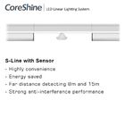 Linear Led Light Fixture with Motion Detective Sensor | Led Warehouse Fixtures